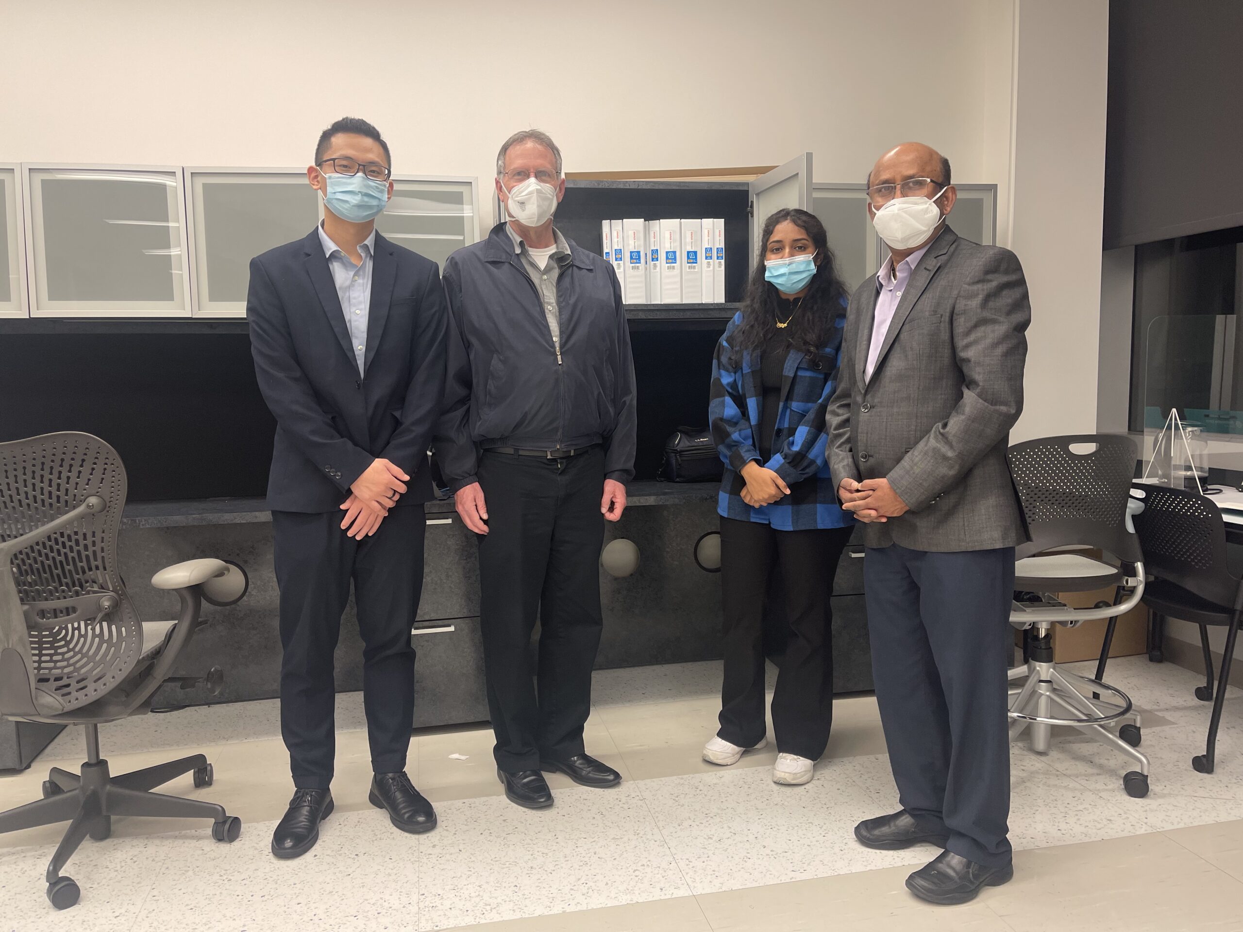 People wearing face masks